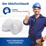 Abluftschlauch 150er 2,80m PVC-Schlauch für Dunstabzugshaube – Bild 7