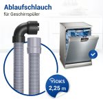 Ablaufschlauch wie AEG 14000357101/9 2,25m 30/22mmØ für Geschirrspüler – Bild 3