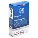 5x Pflegetücher Bosch 00312007 für Edelstahloberflächen und Hausgeräte