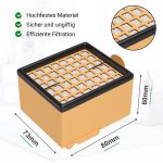 Abluftfilter Filter kompatibel mit Vorwerk Kobold VK 135 136 für Staubsauger