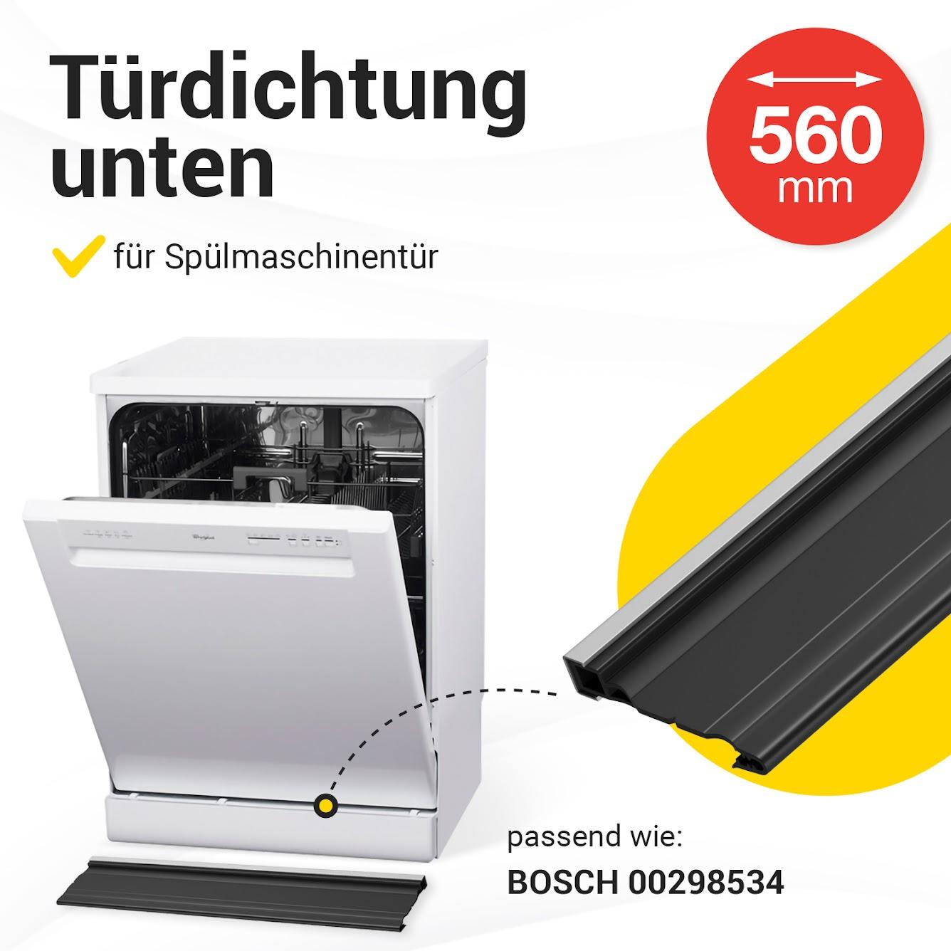 Türdichtung wie Bosch 00298534 unten 56cm für Geschirrspüler kaufen