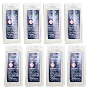 Entkalker 4 Stk DeLonghi 5513296011 Reiniger EcoDecalkMini 800ml für Kaffeemaschine