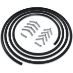 Türdichtung universal 2920 mm mit Befestigungshaken zuschneidbar für Backofen Herd