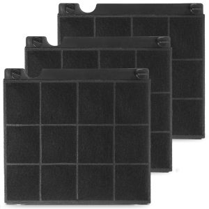 Filter Set 3 Stück wie Elica Model15 Aktivkohlefilter für Dunstabzugshaube