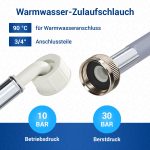 Zulaufschlauch Aquastop universell 3,0m 90°C für Waschmaschine Geschirrspüler