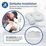Abluftschlauch 125er Rundsystem 3m weiß für Dunstabzugshaube – Bild 5
