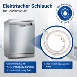 Zulaufschlauch Aquastop 1,68m wie Bosch 00668113 für Geschirrspüler – Bild 2