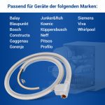Zulaufschlauch Aquastop 1,68m wie Bosch 00668113 für Geschirrspüler – Bild 3