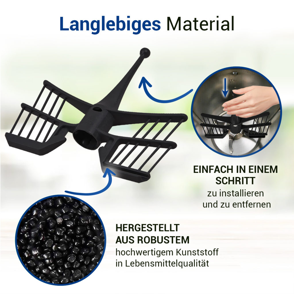 Schmetterling-Rührflügel Für Thermomix TM5/TM6/TM31 – Ersatzteil Aus Lebensmittelechtem ABS