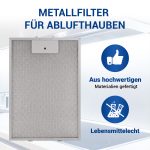 Metallfettfilter wie Bosch 00362380 320x220mm für Dunstabzugshaube – Bild 2
