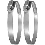 Schlauchschelle 2x 70-90mmØ 9 mm Band für 80er Abluftschlauch