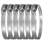 Schlauchschellen Set 6x Ø70-90mm für 80er Abluftschlauch Trockner