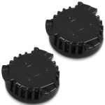 Kohlefilter Set 2x wie Liebherr 9096342 45mmØ für KühlGefrierKombination – Bild 2