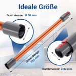 Staubsaugerrohr wie Dyson 967477-08 Teleskopstange für V7 V8 Staubsauger