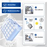 HEPA-Filter wie Siemens 00576833 Lamellenfilter für Staubsauger – Bild 3