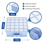 HEPA-Filter wie Siemens 00576833 Lamellenfilter für Staubsauger – Bild 4