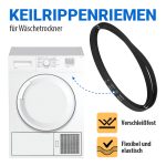 Keilrippenriemen wie Bauknecht 481935828002 1992 PH 7 für Trockner