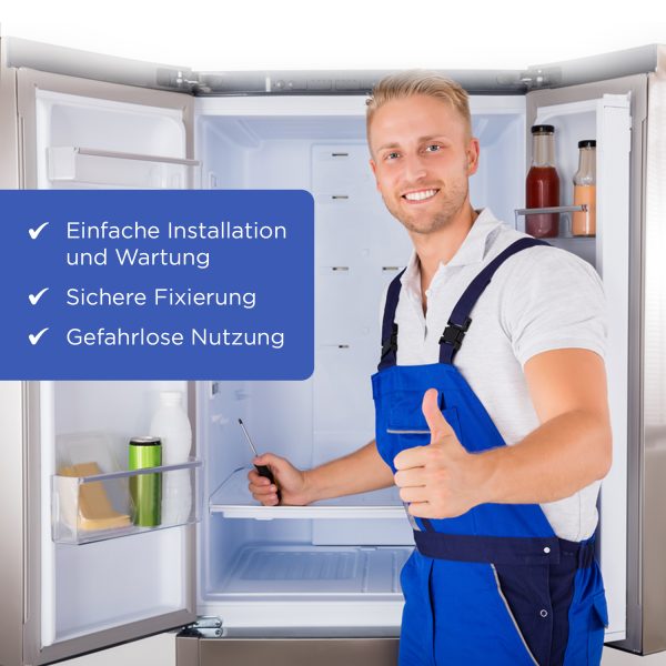Türdichtung 2 m Universal weiß PVC für Kühlschrank Gefrierschrank