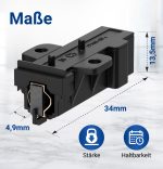 Motorkohlen 2x wie AEG 400602015/2 für Motor Waschmaschine Waschtrockner – Bild 4