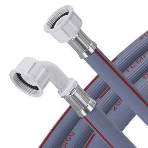 Zulaufschlauch 2,0 m Verlängerung 3/4" gerade/Winkel für Waschmaschine