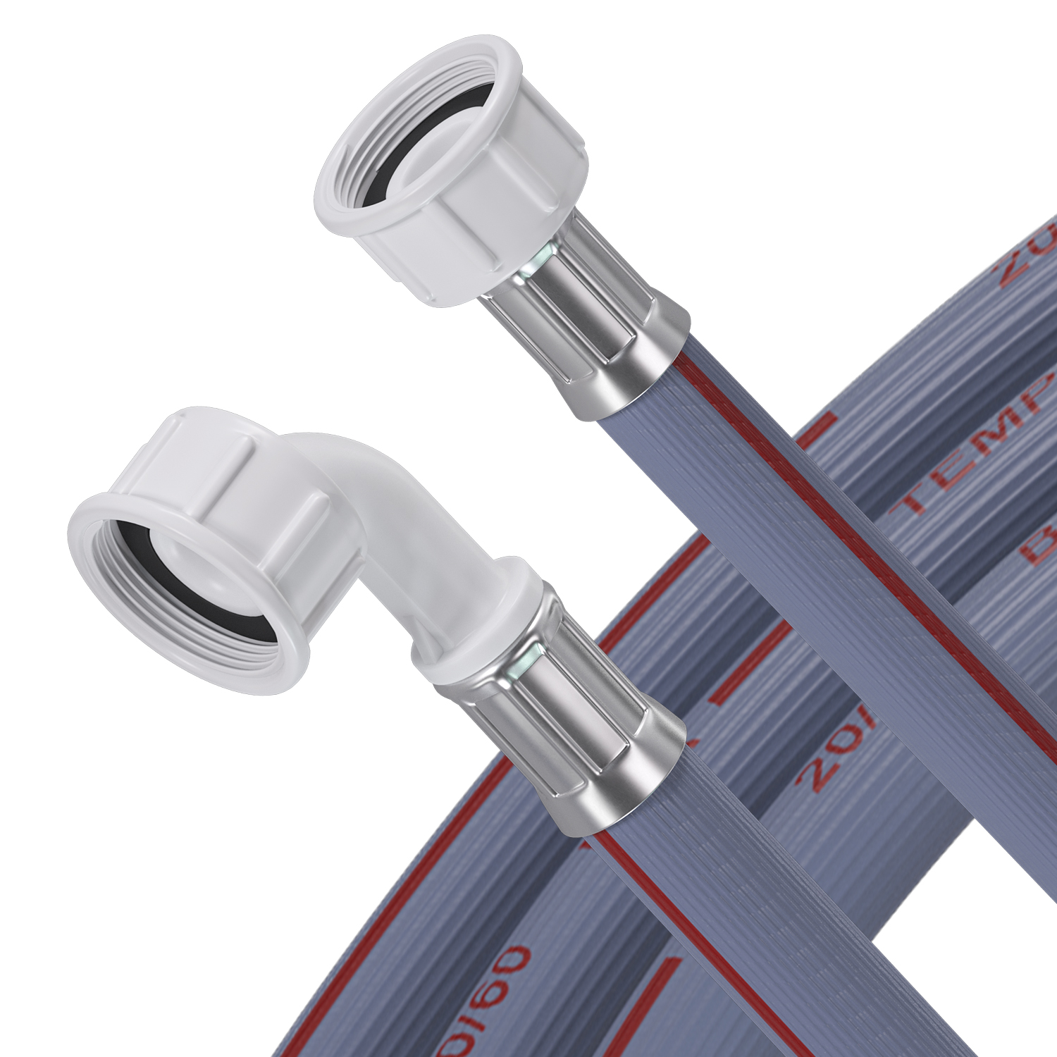 Zulaufschlauch 2,0 m Verlängerung 3/4" gerade/Winkel für Waschmaschine Zulaufschlauch 2,0 m Verlängerung 3/4" gerade/Winkel für Waschmaschine