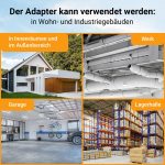Abluft-Adapter 100/125erR Reduzierstück für Abluftschlauch Dunstabzugshaube