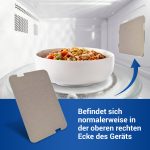 Hohlleiterabdeckung Sharp PCOVPA309WRE0 Glimmerscheibe 129x72mm für Mikrowelle – Bild 4