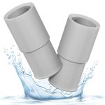 Ablaufschlauchadapter Set 2x 21mmØ auf 19mm für Waschmaschine Geschirrspüler