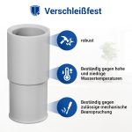 Ablaufschlauchadapter Set 2x 21mmØ auf 19mm für Waschmaschine Geschirrspüler