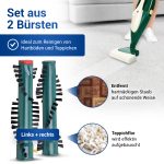 Bürstenwalze Set 2 Stück wie Vorwerk MisterVac VB-128 Rolle für Staubsauger – Bild 3