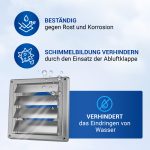 Außenjalousie 100er Luftführungssysteme Außengitter für Ablufttrockner – Bild 5