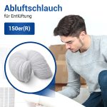 Abluftschlauch 5m weiß 150er Rundsystem für Dunstabzugshaube – Bild 2