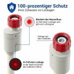Sicherheits-Zulaufschlauch 3,50 m Heißwasser für Waschmaschine Geschirrspüler