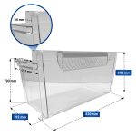 Schublade Neff 00449014 Gefriergutbehälter 420x215x212mm für Kühlschrank – Bild 2