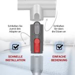 Adapter wie Dyson 968235-01 Einrastsystem für Staubsauger V7 V8 V10 SV10 SV11