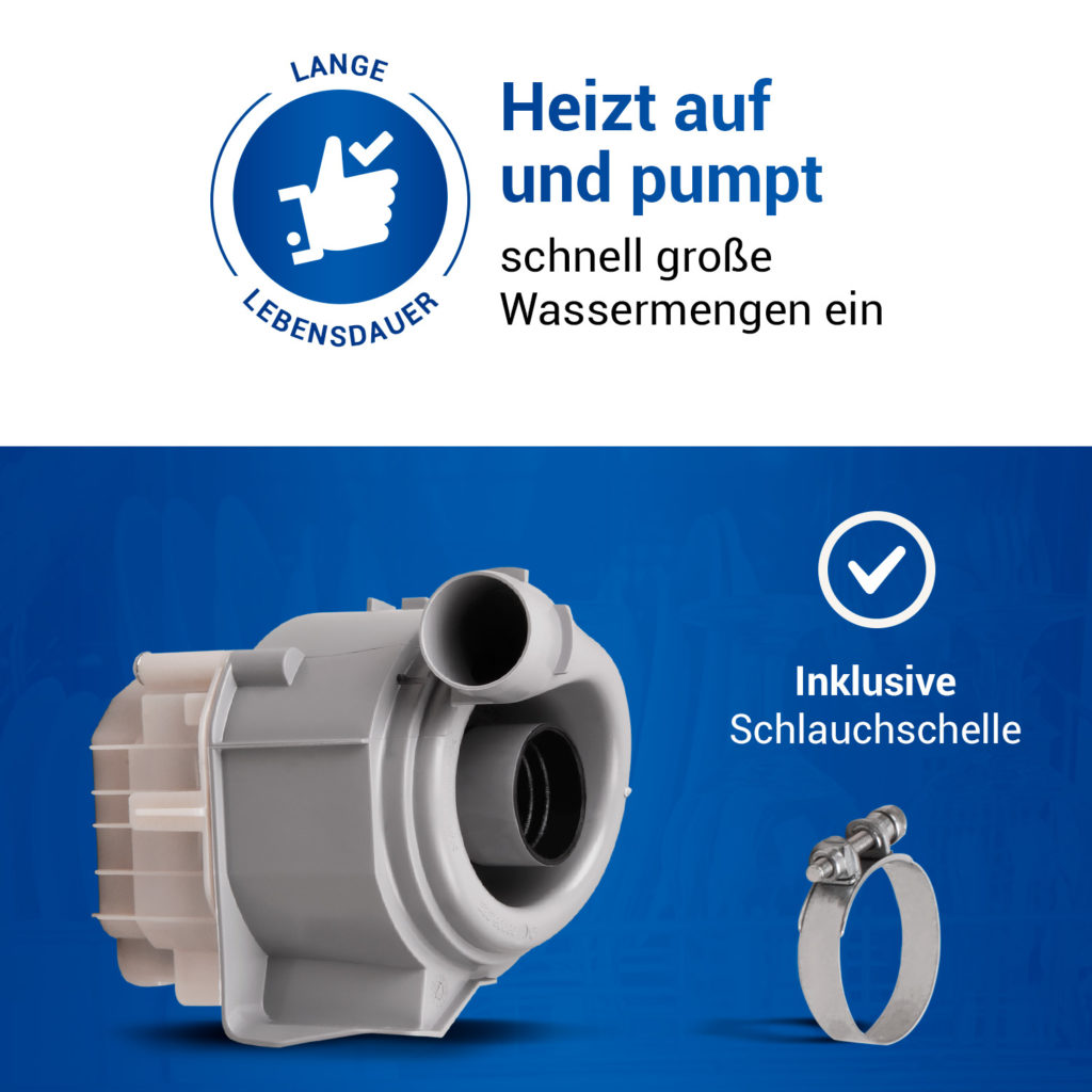 Heizpumpe wie Bosch 12014980 1BS3610-6AA für Geschirrspüler kaufen
