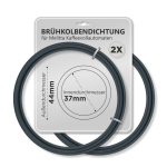 Dichtring Set 2x wie Melitta 6556501 Lippendichtung für Kaffeemaschine