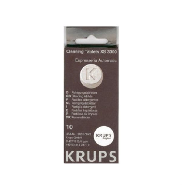Reinigungstabletten Krups XS300010 Tabletten 10 Stk für Kaffeevollautomat