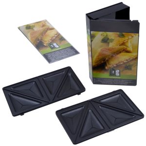 Sandwich-Platte 2x Tefal XA800212 Club Sandwich + Rezeptbuch für Waffelautomat