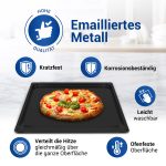 Backblech wie Gorenje 274662 emailliert 458x364x17mm für Backofen Herd