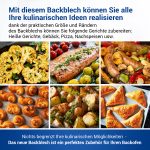 Backblech wie Gorenje 274662 emailliert 458x364x17mm für Backofen Herd