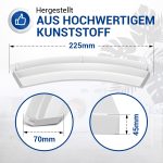 Türgriff Griff kompatibel mit Bosch 00644221 weiß für Trockner