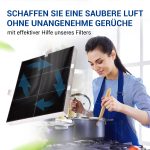 Aktivkohlefilter Set 3x wie Balay 00361047 255x265mm für Dunstabzugshaube – Bild 4