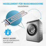 Heizelement wie AEG 1327242416 Heizstab mit Fühler für Waschmaschine – Bild 2