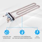 Heizelement wie AEG 1327242416 Heizstab mit Fühler für Waschmaschine – Bild 5