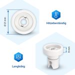Korbrolle 8Stk Set kompatible mit Zanussi 5026997000/5 Rollen für Spülmaschine
