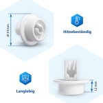 Korbrolle Set 8x wie Electrolux 5027905900/5 für Unterkorb in Geschirrspüler – Bild 2