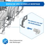 Korbrolle Set 8x wie Electrolux 5027905900/5 für Unterkorb in Geschirrspüler – Bild 3