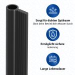 Türdichtung wie Whirlpool 481246668912 Türgummi 550mm für Spülmaschine