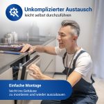 Türdichtung wie Whirlpool 481246668912 Türgummi 550mm für Spülmaschine